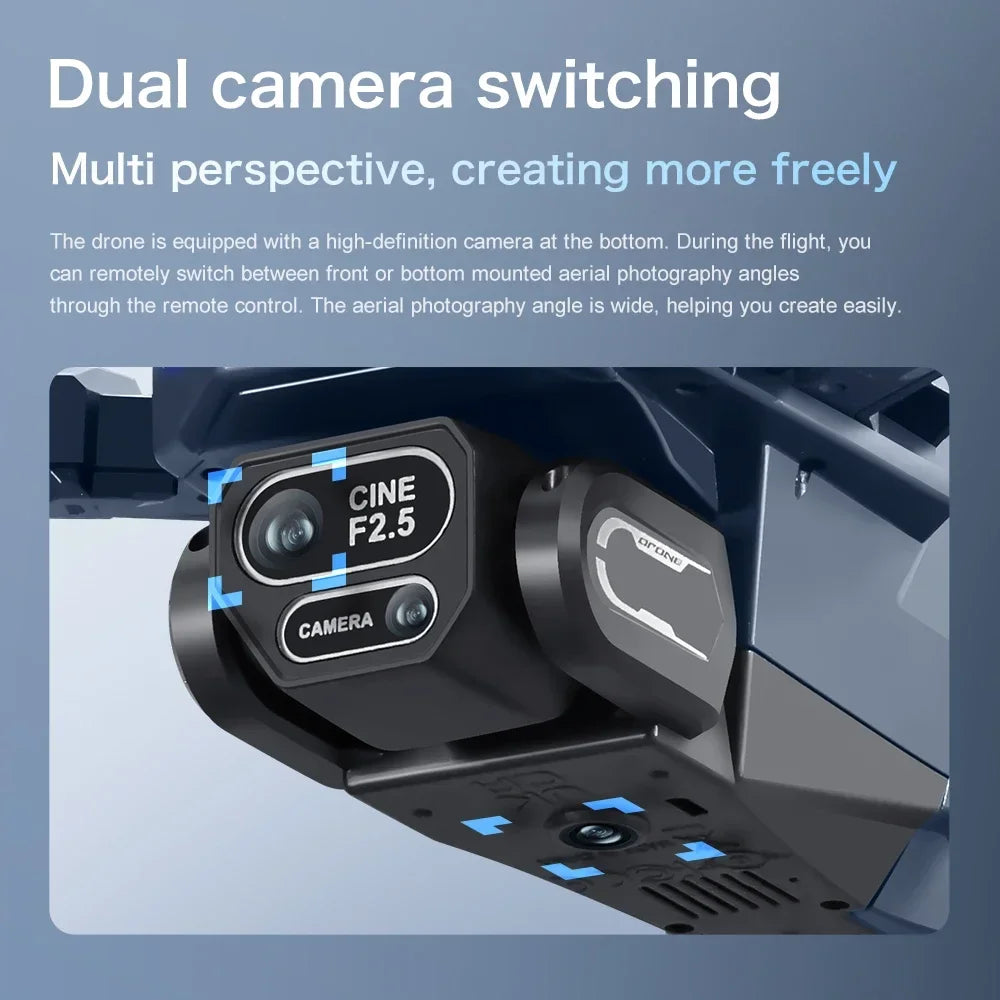 Original GT8 GPS Foldable Drone 8K Dual Camera 5G WIFI FPV Brushless Optical Flow Obstacle Avoidance RC Aerial Quadcopter