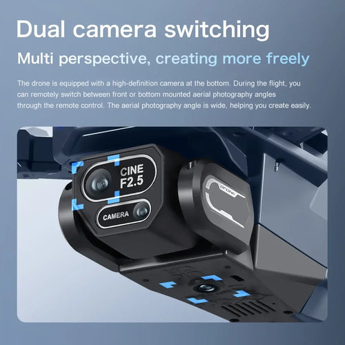 Load image into Gallery viewer, Original GT8 GPS Foldable Drone 8K Dual Camera 5G WIFI FPV Brushless Optical Flow Obstacle Avoidance RC Aerial Quadcopter
