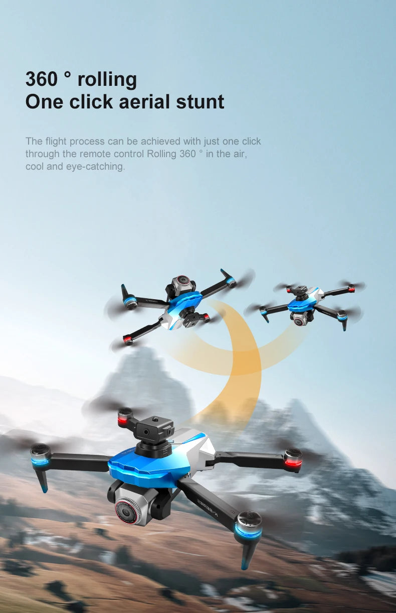 K16 Uav Aerial Photography 8K High-Definition Camera Screen Controlled Version Foldable Four-Axis Remote Control Aircraft Toys