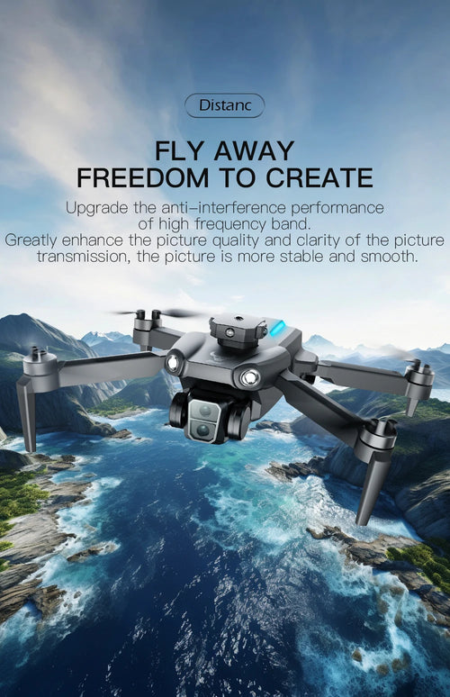 Load image into Gallery viewer, SG109 Pro Mini  Drone 8K Profesional with HD Camera 5G WiFi GPS Folding 4-Axis anti Shake Gimbal Brushless Motoror Quadcopter Ne
