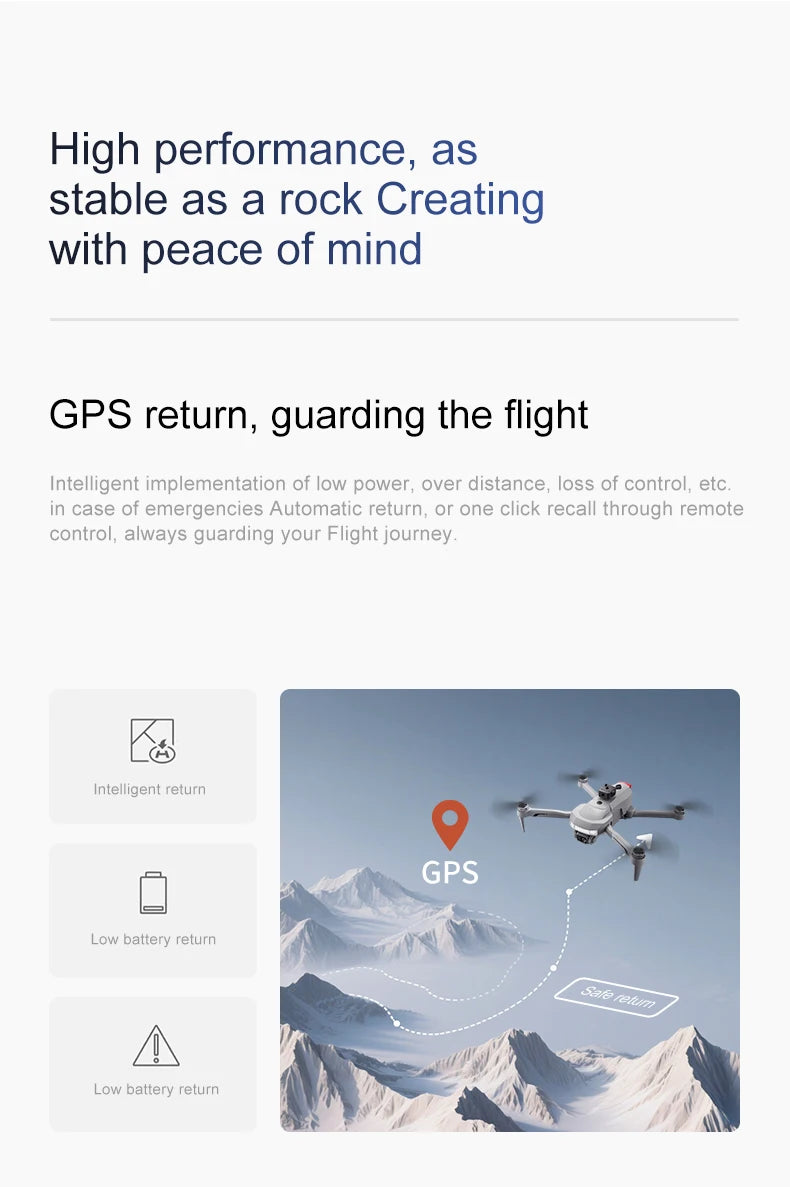 Professional Aerial GPS Return Large Screen FPV RC Drone 8K Auto Spray Optical Flow Obstacle Avoidance Remote Control Quadcopter