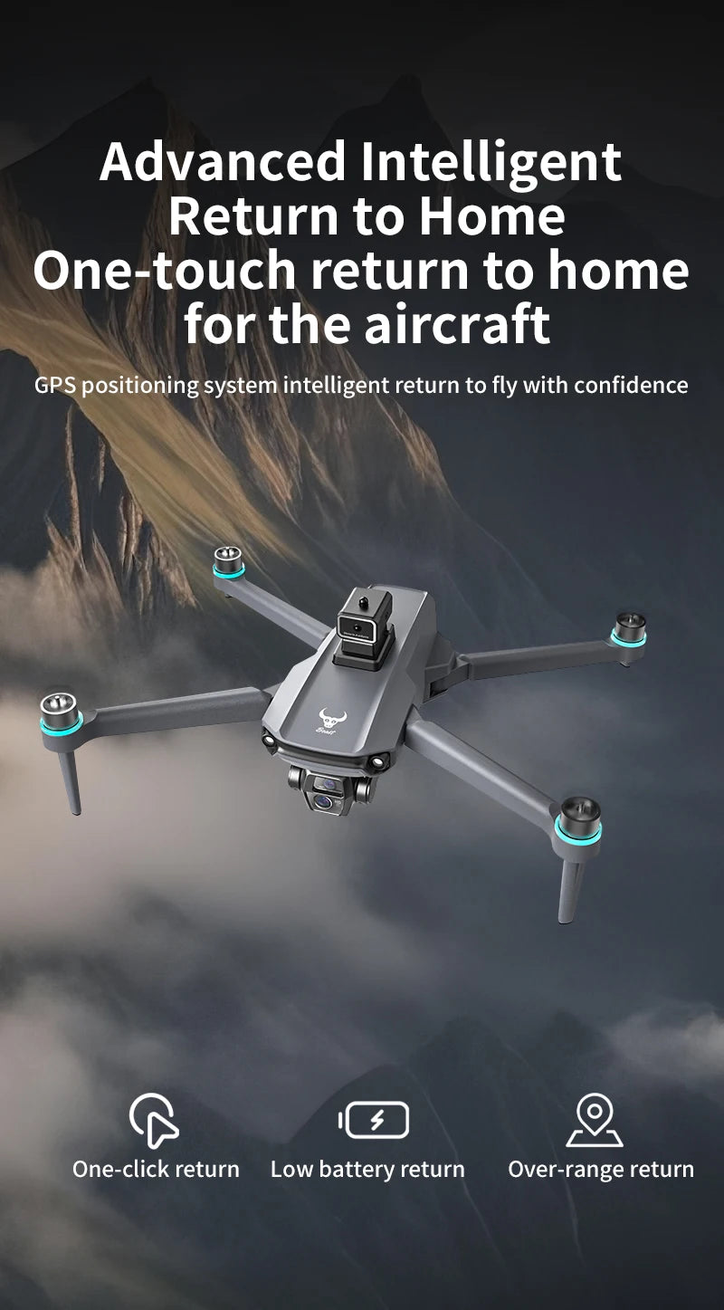 SG603 Pro Drone GPS 8K HD Camera Aerial EIS Anti-Shaking 5G WIFI Folding Drones Brushless Obstacle Avoidance Touchscreen RC UAV