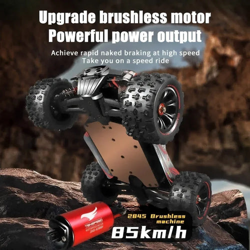 Load image into Gallery viewer, 1:14 85KM/H or 50KM/H 4WD RC Car with LED Remote Control Cars High Speed Drift Monster 4x4 Truck for Kids Vs Wltoys 144001 Toys

