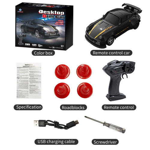 Load image into Gallery viewer, 2025 New Kf20 1:64 Drift Rc Car Four-wheel remote-controlled racing car Full proportions Desk Competition Toy Boys Ideal gifts.
