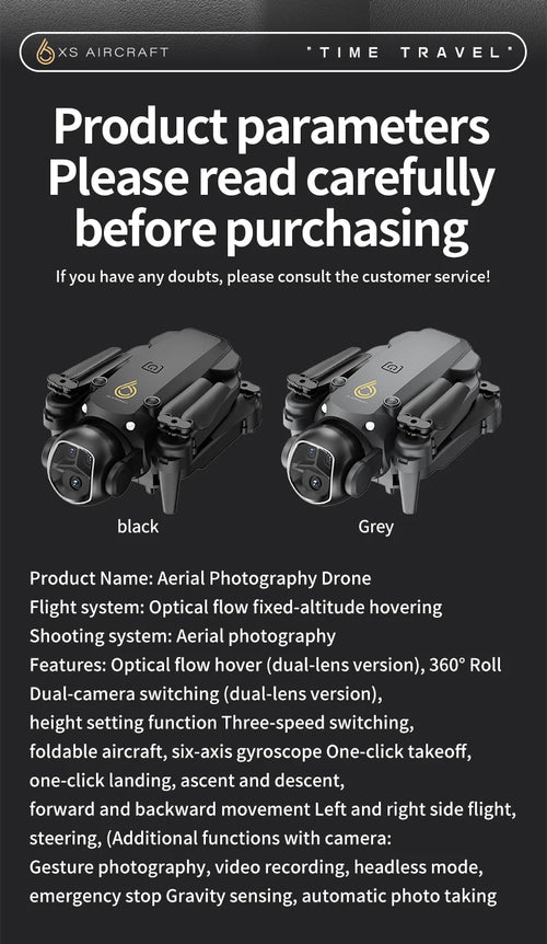 Load image into Gallery viewer, XS6 RC Mini Drone 8K HD Dual Camera 360° Obstacle Avoidance Optical Flow Indoor Outdoor Quadcopter Toys For Kids Birthday Gift
