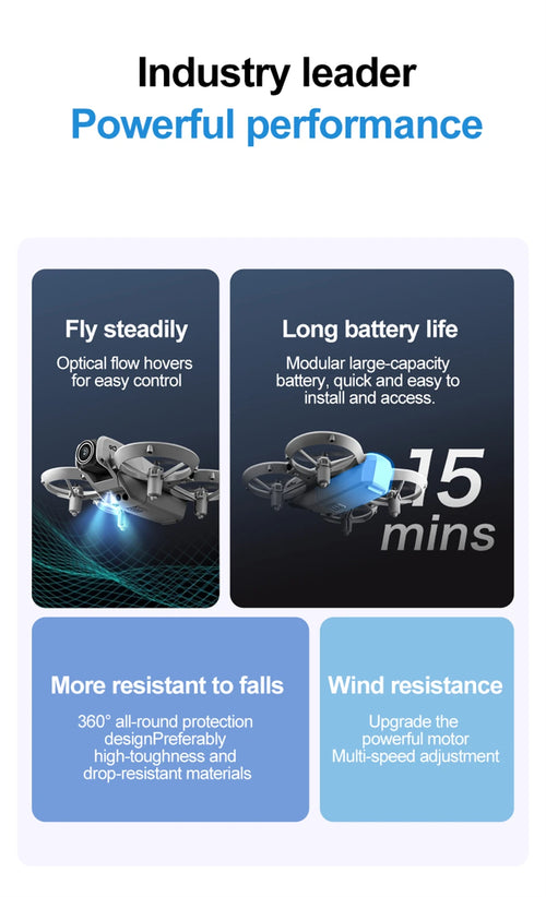 Load image into Gallery viewer, NEW 2026 Mini Foldable Drone 8K Toy
