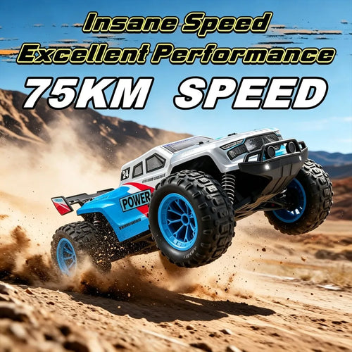 Load image into Gallery viewer, 4WD 75KM/H RC Car Super Brushle High Speed Buggy 4x4 Off Road Remote Control High Speed Drift Racing Truck Drift Racing Toy Gift
