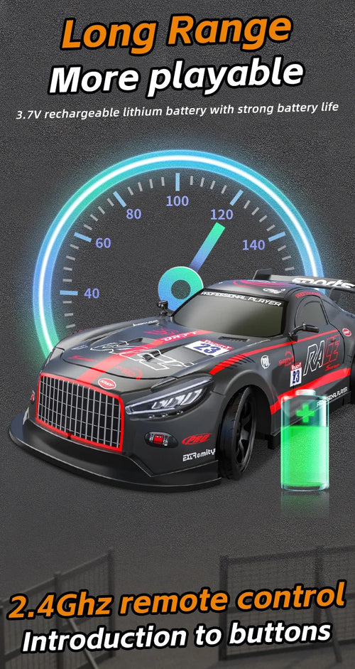 Load image into Gallery viewer, GTR Model 2.4G RC Drift Car 1:16 4WD Electric Remote Control Cars High Speed Vehicle Car RC Racing Car Toys Christmas present
