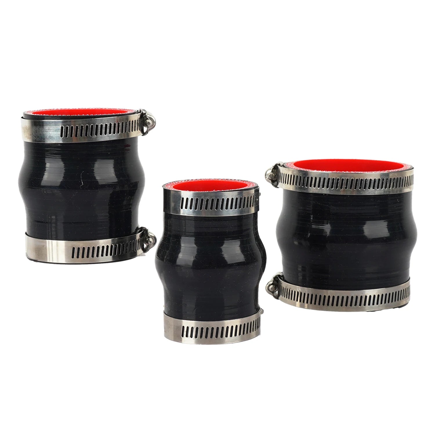 Air Intake Silicone Hump Hose ID 38-83mm For Water Radiator Tube Air Intake High Pressure Rubber Joiner Turbo Silicone Hump Pipe