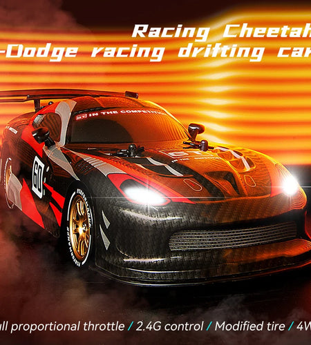 High Speed Driftable Remote Control Racing Car Kids Toys Electric RC Car Competitive Retrofittable Tire 4WD Model