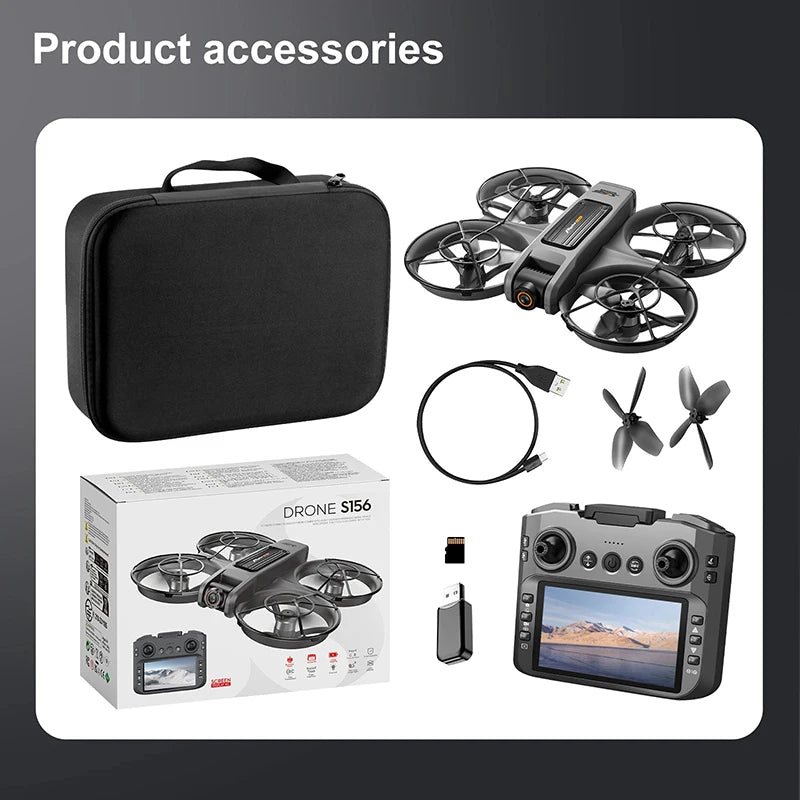 Xiaomi S156 Drone Professional 8K Camera with 5G WiFi FPV UAV Screen Remote Control and Obstacle Avoidance Quadcopter 2025 New