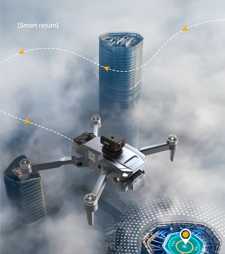 D27 upgraded version with screen LCD RC drone GPS professional aerial photography long endurance intelligent aircraf