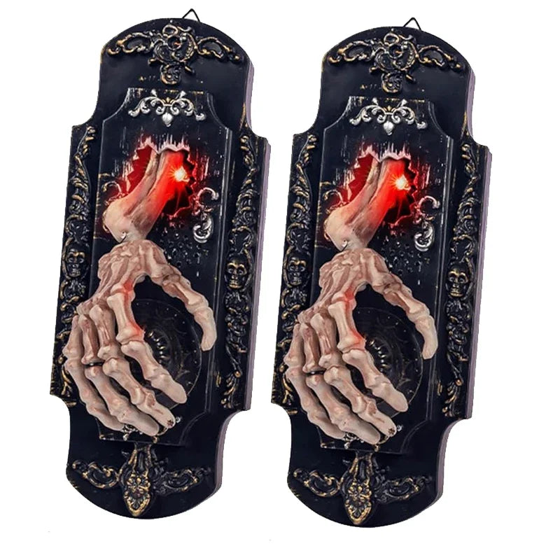 Halloween Funny Doorbell Induction Spray Doorbell Sound Induction Venue Layout Haunted House Halloween Terror