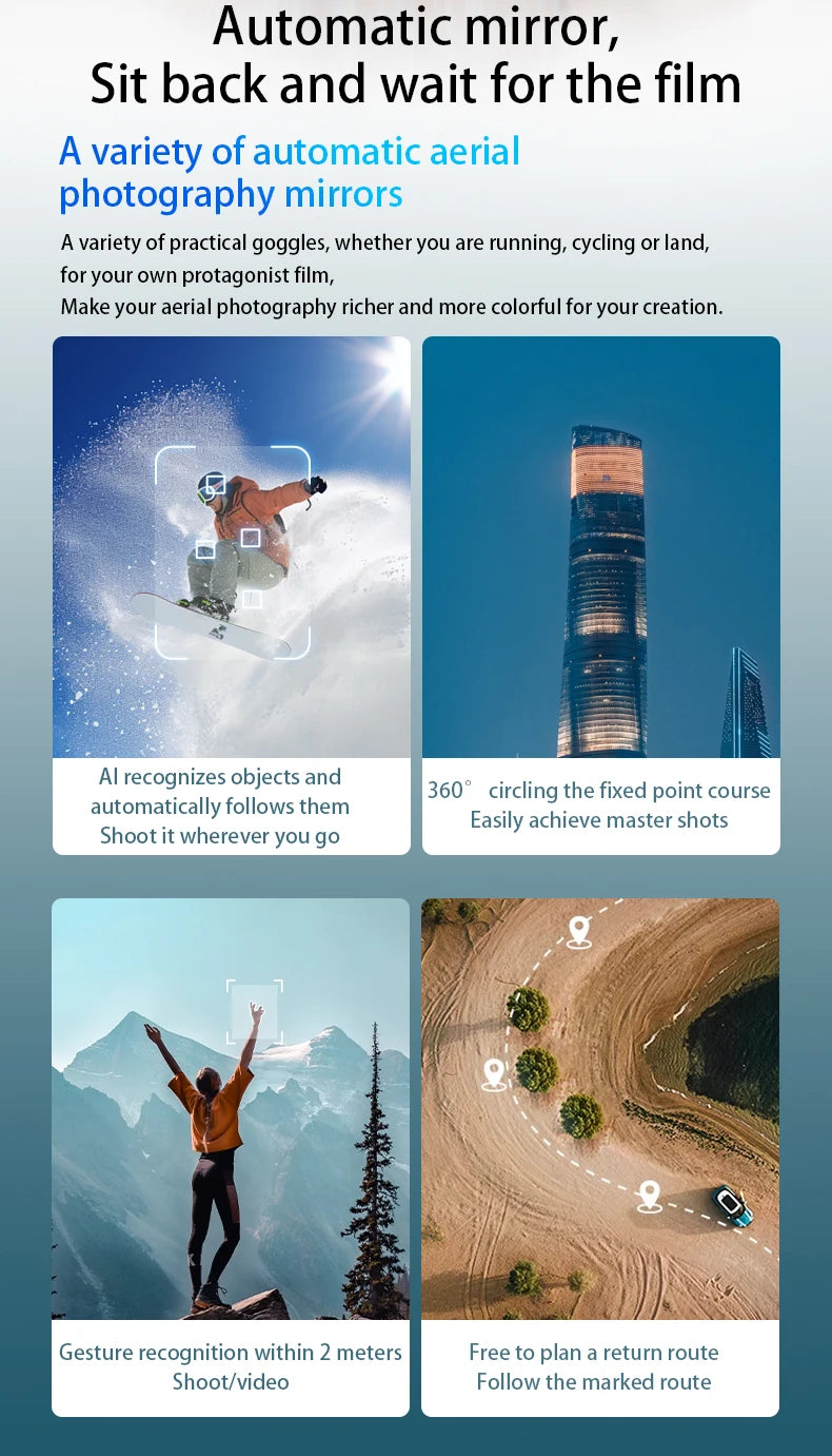 AE30 Ultra GPS Drone 4K Profesional HD Camera 3-Axis Gimbal Brushles Airdrop RC Quadcopter 5.5inch Screen Control Fishing Drones