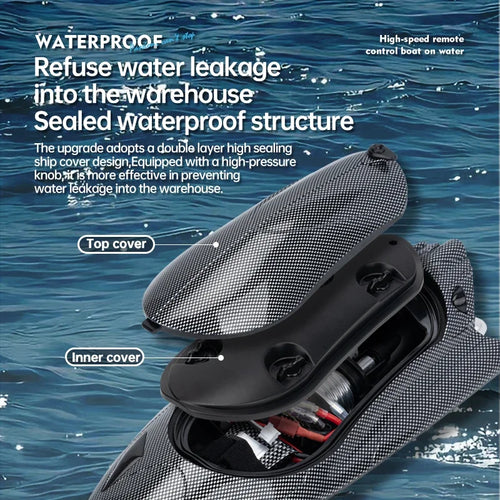 Load image into Gallery viewer, Rc Boat High Speed Racing Ship 25Km/h Waterproof Rechargeable Model Electric Radio Remote Control Speedboat Toys for Boys Gift
