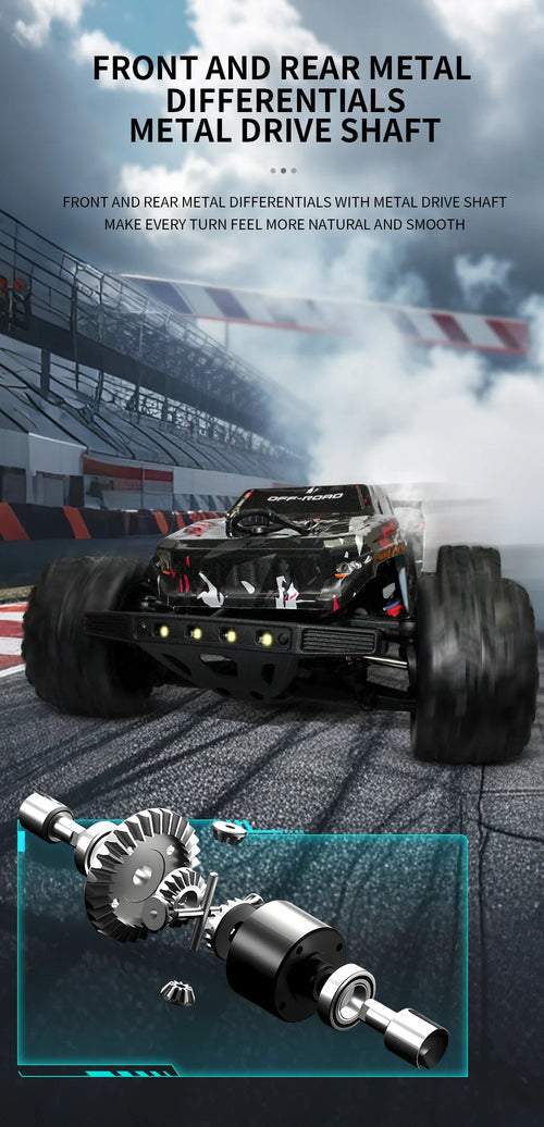 Load image into Gallery viewer, 80KM/H 1:18 Full Scale High Speed RC Truck Car 4WD Off Road Independent Suspension Brushless Drift Racing Remote Control Car Toy
