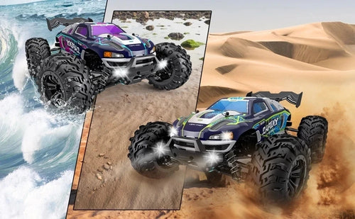 Load image into Gallery viewer, 1:16 80km/h Brushless RC Drift Car With LED Lights 4WD Electric High Speed Racing Remote Control Monster Truck for Kids Adults
