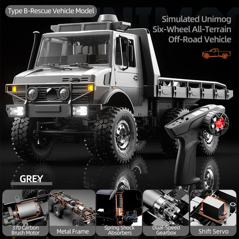 JJRC C8823 Fully Proportional Six Wheel Drive RC Remote Control Off Road Vehicle Independent Suspension Remote Control Toy Boy