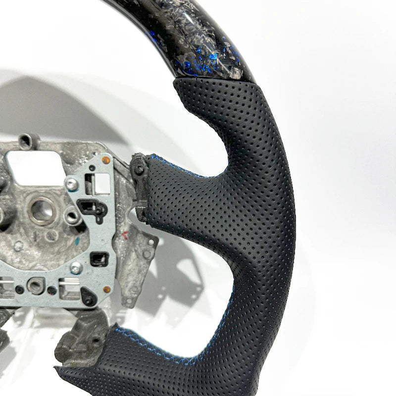 Carbon Bos Racing Wheel for Ford Steering Wheel Forged Carbon Fiber for Ford Xr6 Mk2 Ford Falcon Perforated Leather Car Handle