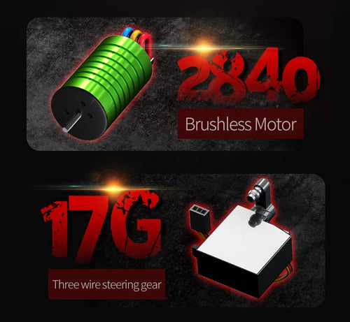 Load image into Gallery viewer, Rc Car Off Road 4x4 High Speed 75KM/H Remote Control Car With LED Headlight Brushless 4WD 1/16 Monster Truck Toys For Boys Gift
