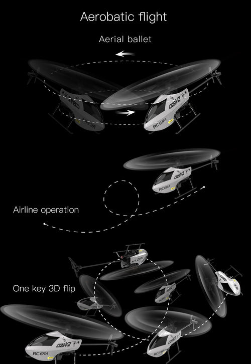 Load image into Gallery viewer, RC ERA C129V2 RTF RC Helicopter 2.4GHz 6-axis Gyroscope One Click 3D Flip Remote Control Aircraft Hobby Toys
