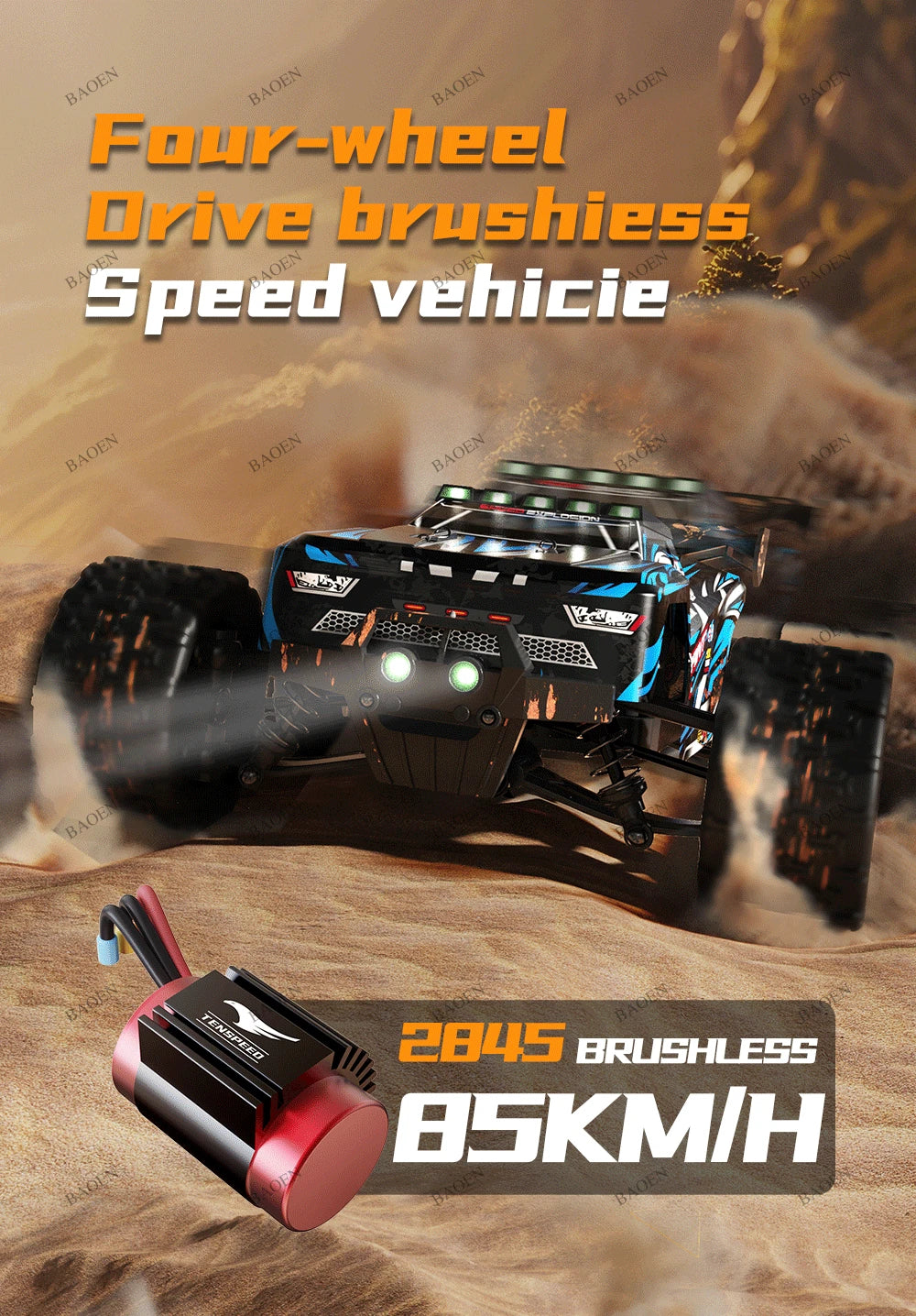 PRO 85KM/H High Speed RC Car Brushless 4WD Off-Road Drift Remote Control Car 1:16 Professional Racing Cars SCY9522 50KM/H