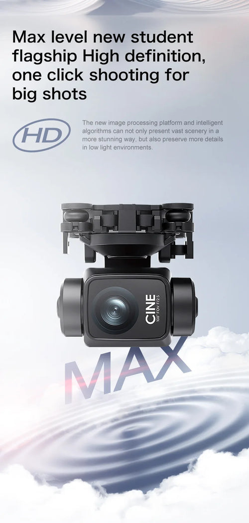 Load image into Gallery viewer, New S-X1 Quadcopter Drone: 4K Camera, 3-Axis Gimbal w/EIS, 5G GPS | Pro Aerial Photo Gift with Foldable Design
