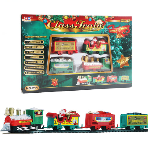 Load image into Gallery viewer, Christmas Train Set Assemble Railway Tracks Toys Decor Christmas Tree Train Gift Toy For Kids Birthday Party Gift Christmas Gift
