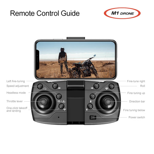 Load image into Gallery viewer, New M1 Drone Beginner Friendly  With 4K High-Definition Camera Optical Flow Technology One Click Return to Home Mode For
