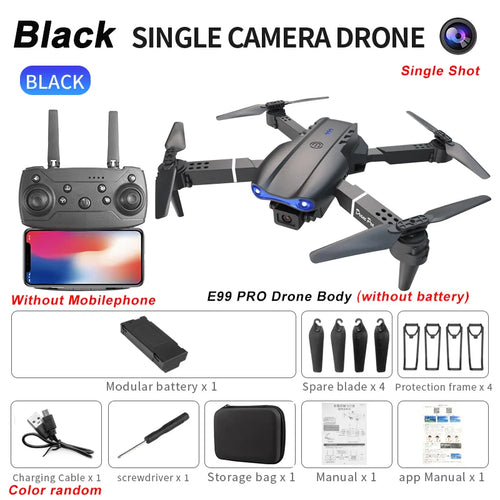 Load image into Gallery viewer, 2024 E99Pro RC Drone 4K Professinal With 1080P Wide Angle HD Camera Foldable Helicopter WIFI FPV Height Hold Gift Toy
