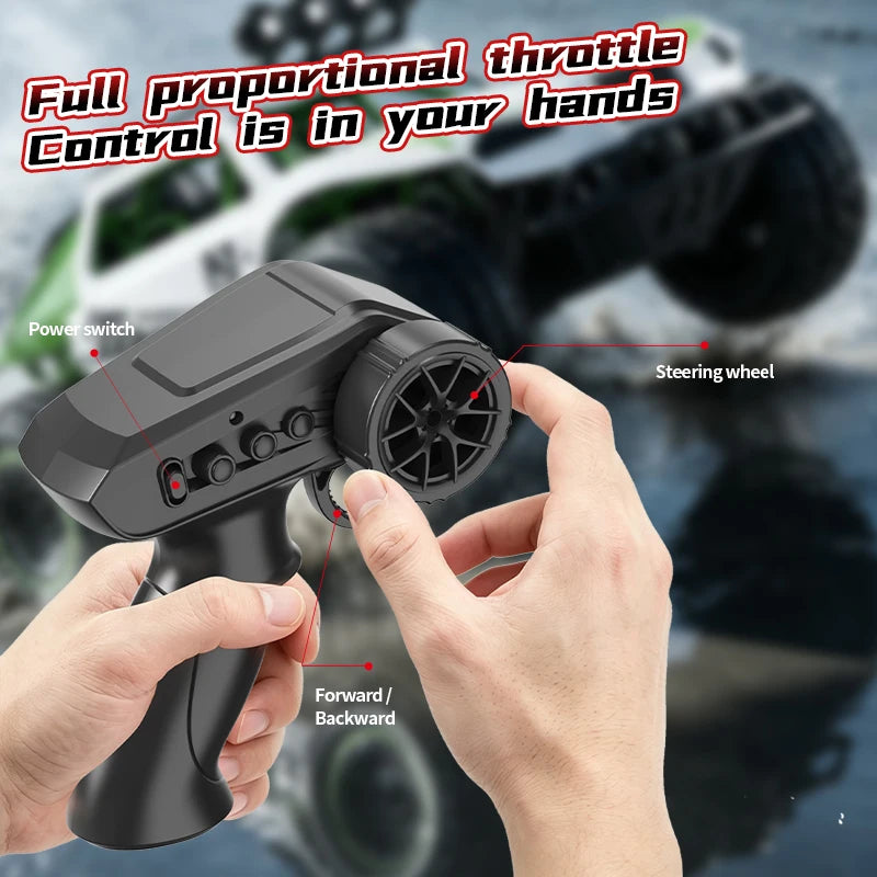 2026 New C35 1/18 4WD RC Car 30KM/H Offroad Monster Truck LED Headlights 2.4G Remote Control Car Outdoor Hobby Toy Gift For Kids