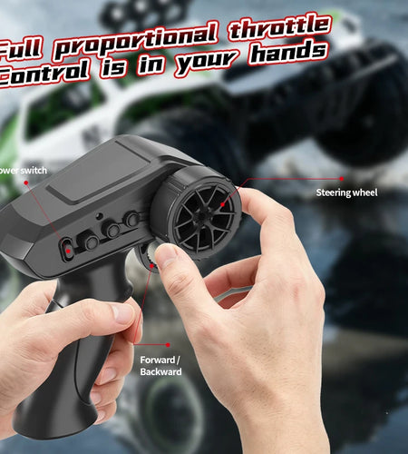 2026 New C35 1/18 4WD RC Car 30KM/H Offroad Monster Truck LED Headlights 2.4G Remote Control Car Outdoor Hobby Toy Gift For Kids