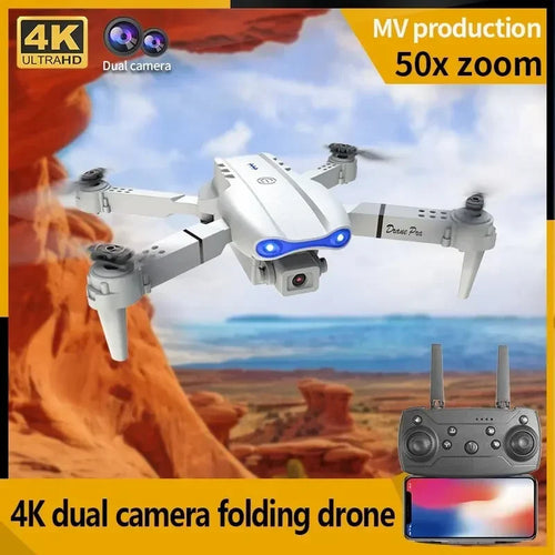 Load image into Gallery viewer, 2024 E99Pro RC Drone 4K Professinal With 1080P Wide Angle HD Camera Foldable Helicopter WIFI FPV Height Hold Gift Toy
