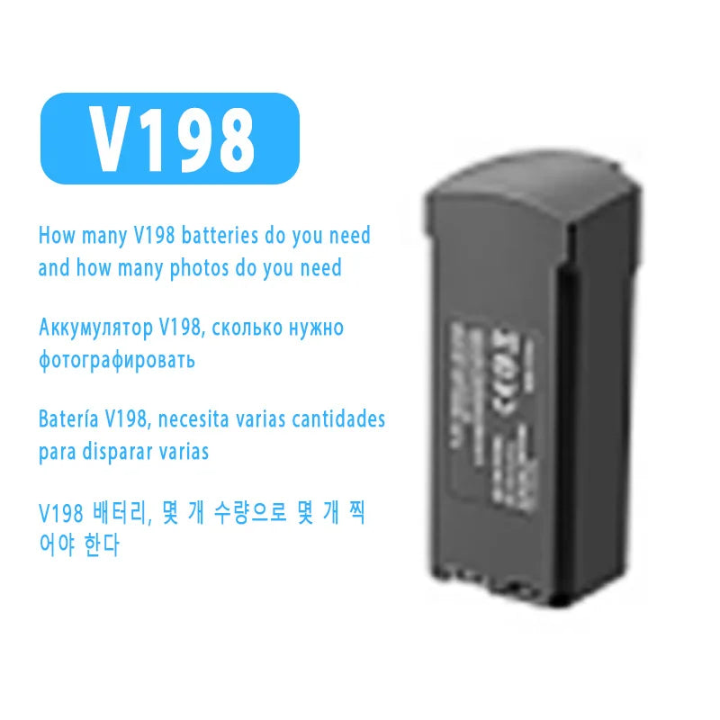 Original Drone battery for V168 V198 M6 Z908 S18 V66 s12 a14 v666 battery,rechargeable butler,propeller for drone accessories