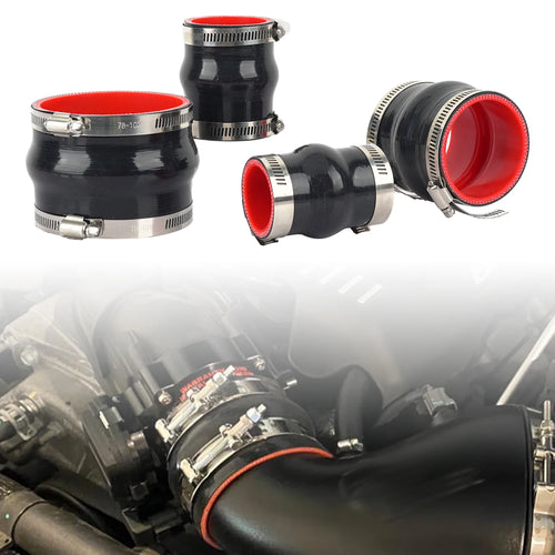 Load image into Gallery viewer, Air Intake Silicone Hump Hose ID 38-83mm For Water Radiator Tube Air Intake High Pressure Rubber Joiner Turbo Silicone Hump Pipe

