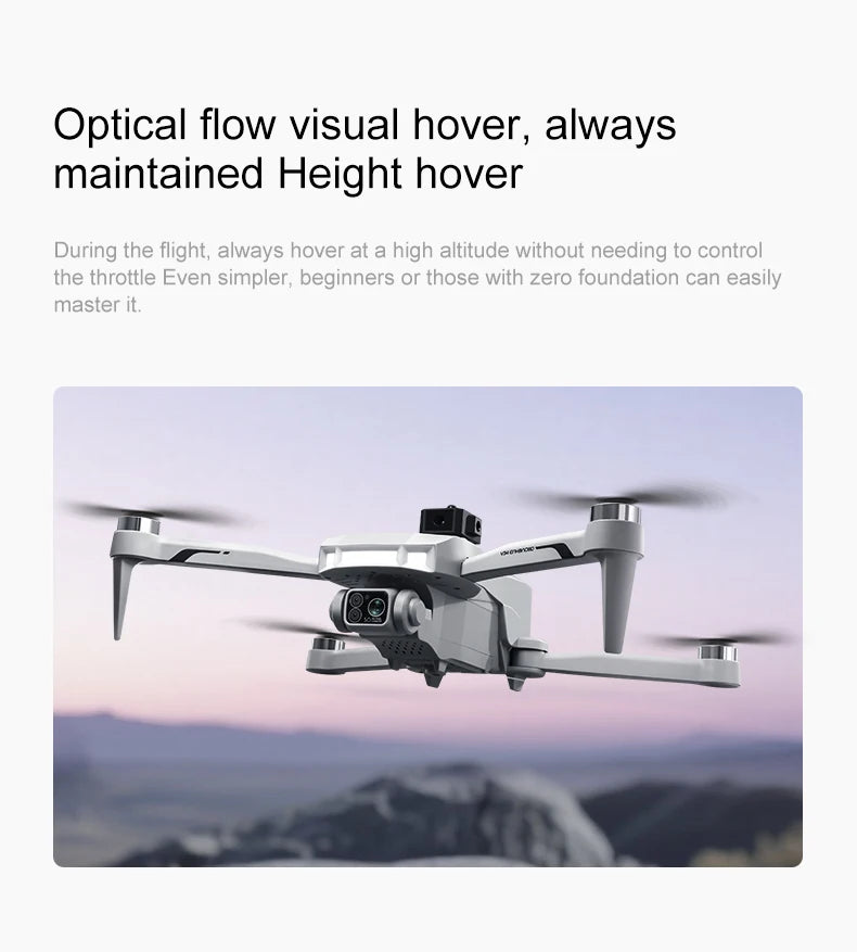 Professional Aerial GPS Return Large Screen FPV RC Drone 8K Auto Spray Optical Flow Obstacle Avoidance Remote Control Quadcopter