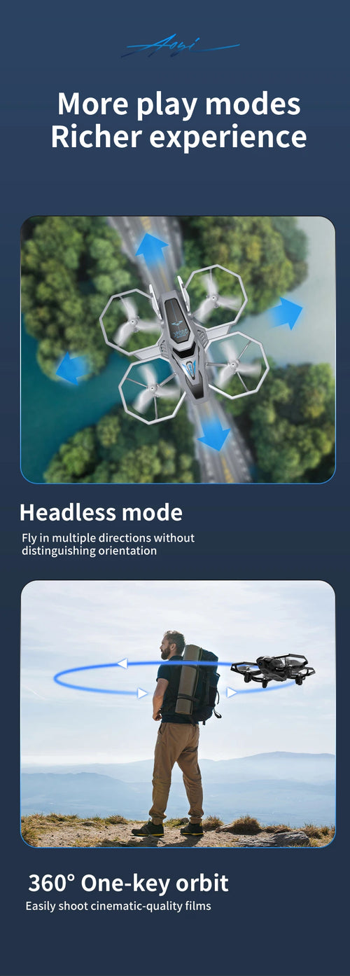 Load image into Gallery viewer, JHD For JJRC H118 Pro Drone with Multi-speed Adjustment Gorgeous LED Lights Multi-colored Lights Surrounding Flight Intelligent
