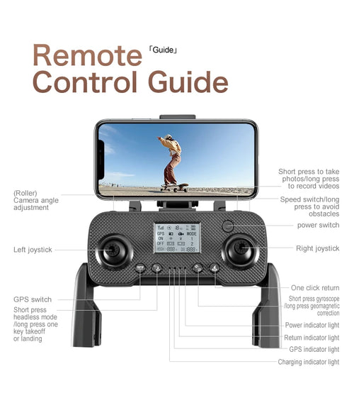 Load image into Gallery viewer, New GT6 Drone 8K Professional HD Dual Camera GPS Smart Return 5G WIFI Obstacle Avoidance Brushless Foldable Quadcopter Dron

