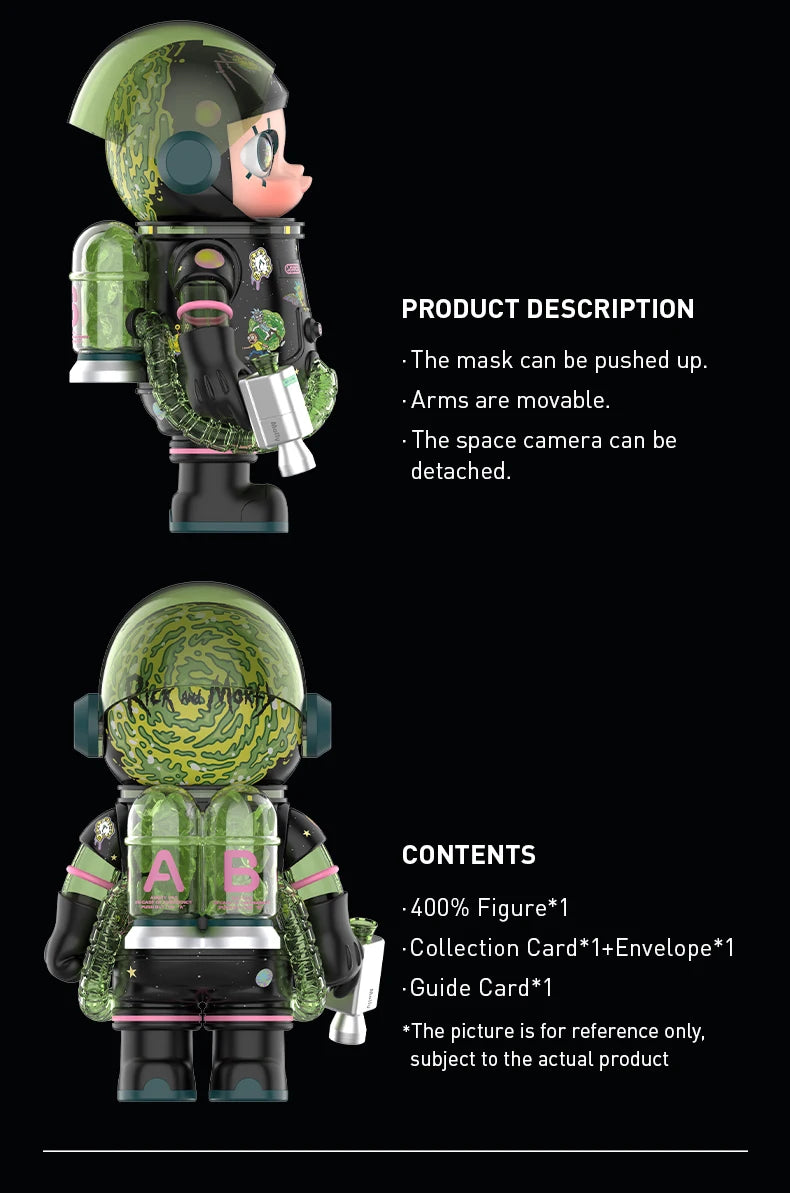 POP MART MEGA SPACE MOLLY  400% Rick and Morty Limited Edition Limited to 1pc per user ID