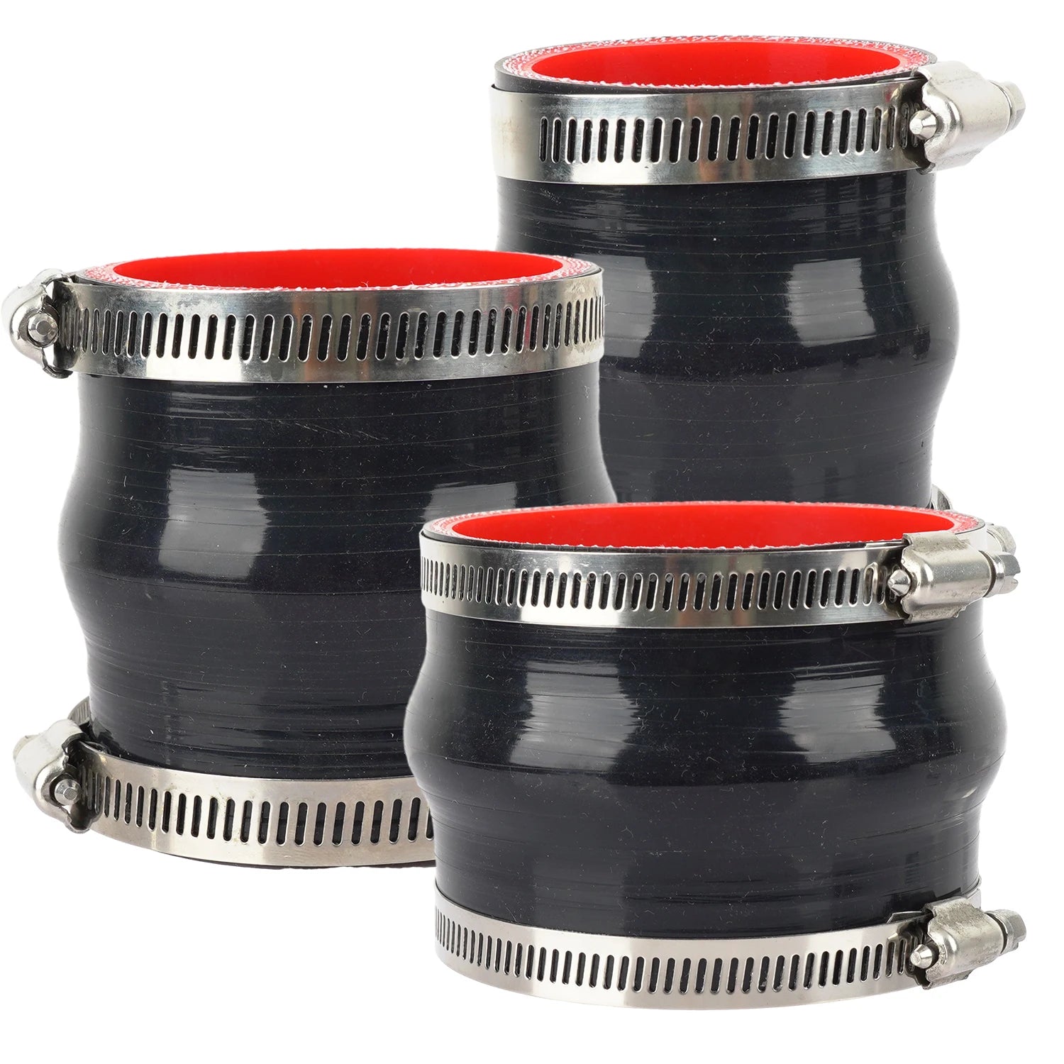 Air Intake Silicone Hump Hose ID 38-83mm For Water Radiator Tube Air Intake High Pressure Rubber Joiner Turbo Silicone Hump Pipe