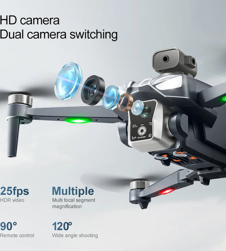 Drone K18Max New 8K Professional Camera Drone 360° Laser Obstacle Avoidance 5G GPS Brushless Motor With Screen Remote Control Drone