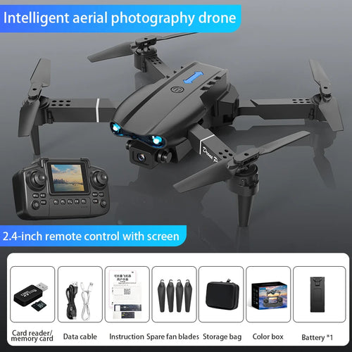 Load image into Gallery viewer, E99 Air Screen Control Drone Professional Wide RC Dron HD 4K Camera Foldable Helicopter Aircraft Quadcopter Drone Kid Gift Toys
