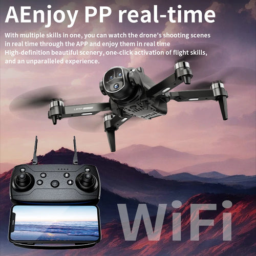 Load image into Gallery viewer, H21 Drone VR Aerial Photography Aircraft Version Monitor Dron Brushless Motor ESC Camera Optical Flow Fixed Height Headless Mode
