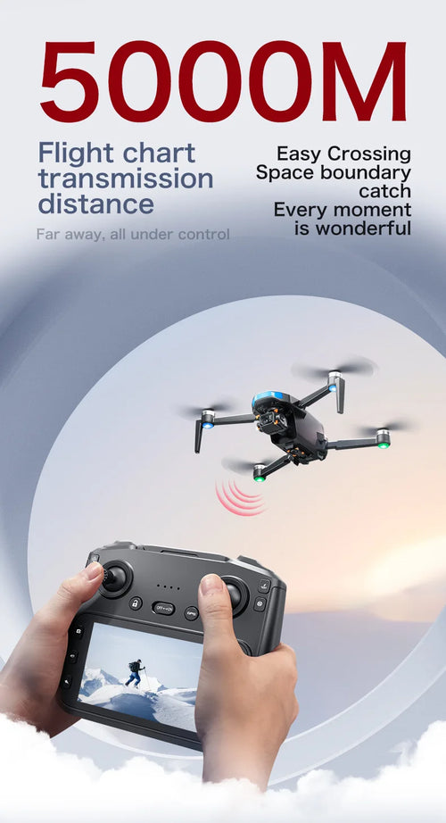 Load image into Gallery viewer, New S-X1 Quadcopter Drone: 4K Camera, 3-Axis Gimbal w/EIS, 5G GPS | Pro Aerial Photo Gift with Foldable Design

