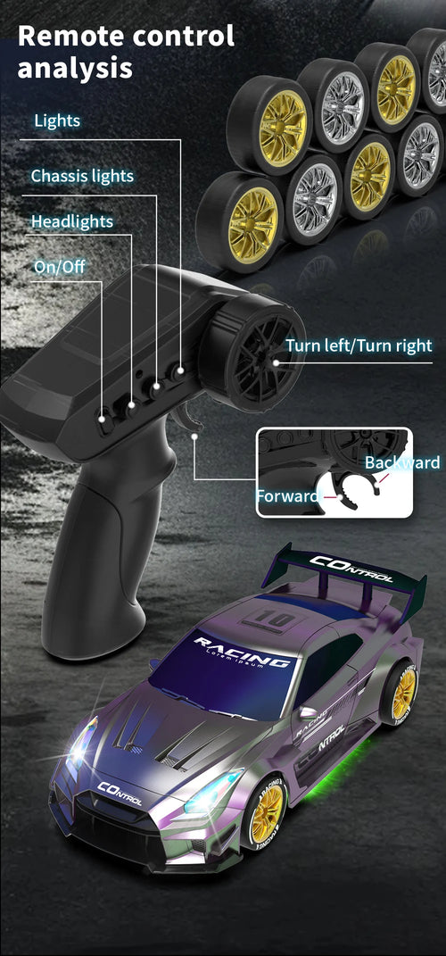 Load image into Gallery viewer, 2026 New Q228 1:24 Drift Rc Car Four-wheel Remote-Controlled Racing Car Full Proportions Desk Competition Toy Boys Ideal Gifts
