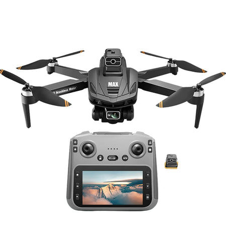 2025 New V168 Max Drone 8K Professional 5G GPS HD Dual Camera Photography 5KM Brushless Foldable Large Screen RC Quadcopter Toys