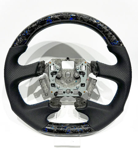 Carbon Bos Racing Wheel for Ford Steering Wheel Forged Carbon Fiber for Ford Xr6 Mk2 Ford Falcon Perforated Leather Car Handle