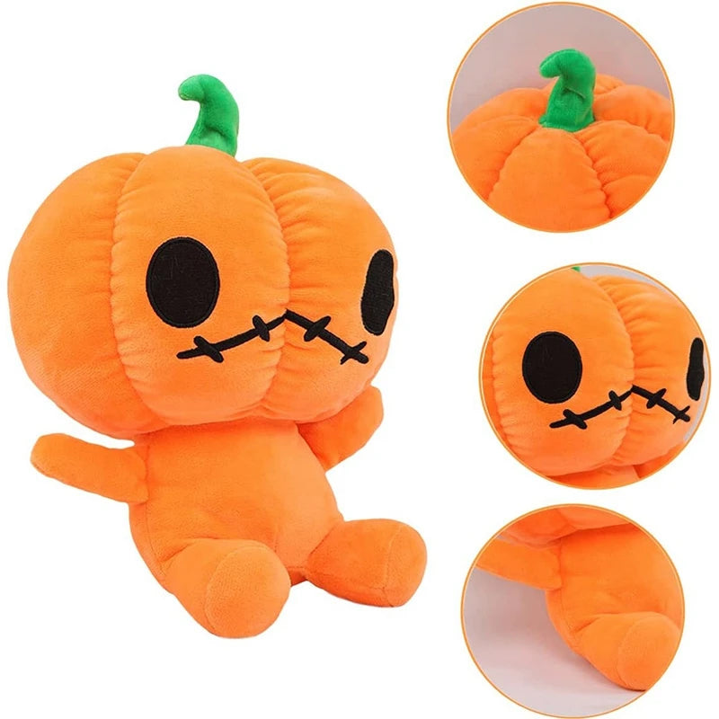 30cm Halloween Pumpkin Plush Toy Party Festival Cotton Soft Pumpkin Stuffed