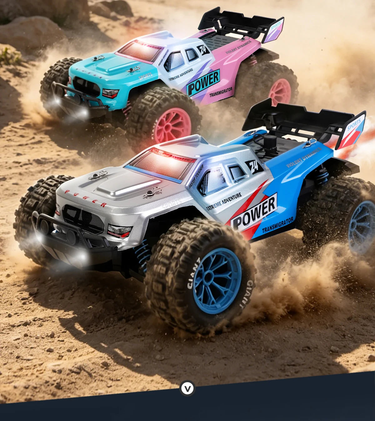 4WD 75KM/H RC Car Super Brushle High Speed Buggy 4x4 Off Road Remote Control High Speed Drift Racing Truck Drift Racing Toy Gift