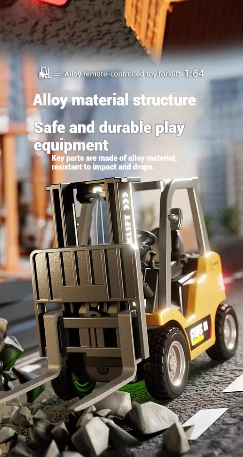 Load image into Gallery viewer, 1/64mini RC Cars Mobile Bluetooth remote control dual model Three speed adjustable alloy engineering vehicle toy kid RC car gift
